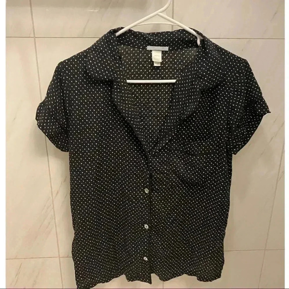 Eberjey Button up Top - Picture 1 of 4